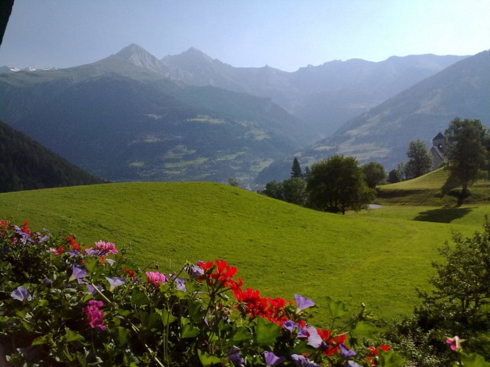 Ausblick von unserem Balkon Matzenhof