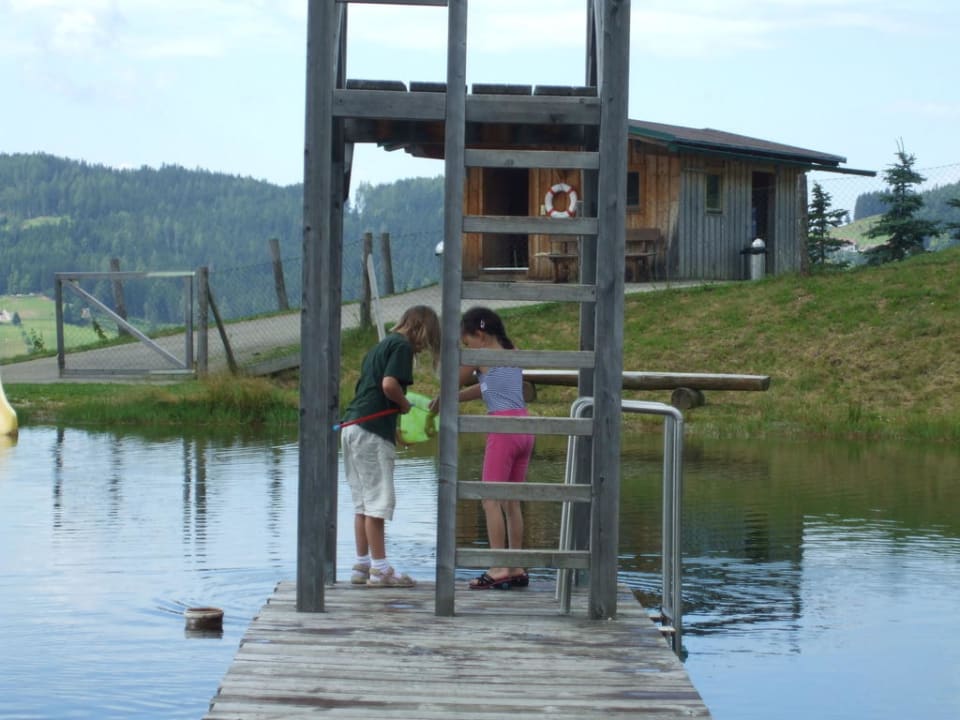 Springturm Badeteich Familien Resort Petschnighof - Familotel Kärnten