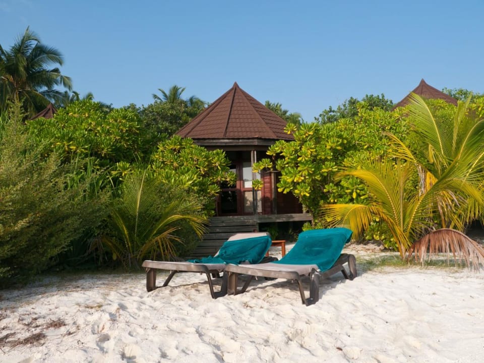 Vor unser Zimmer -7. Komandoo Island Resort & Spa - Adults only