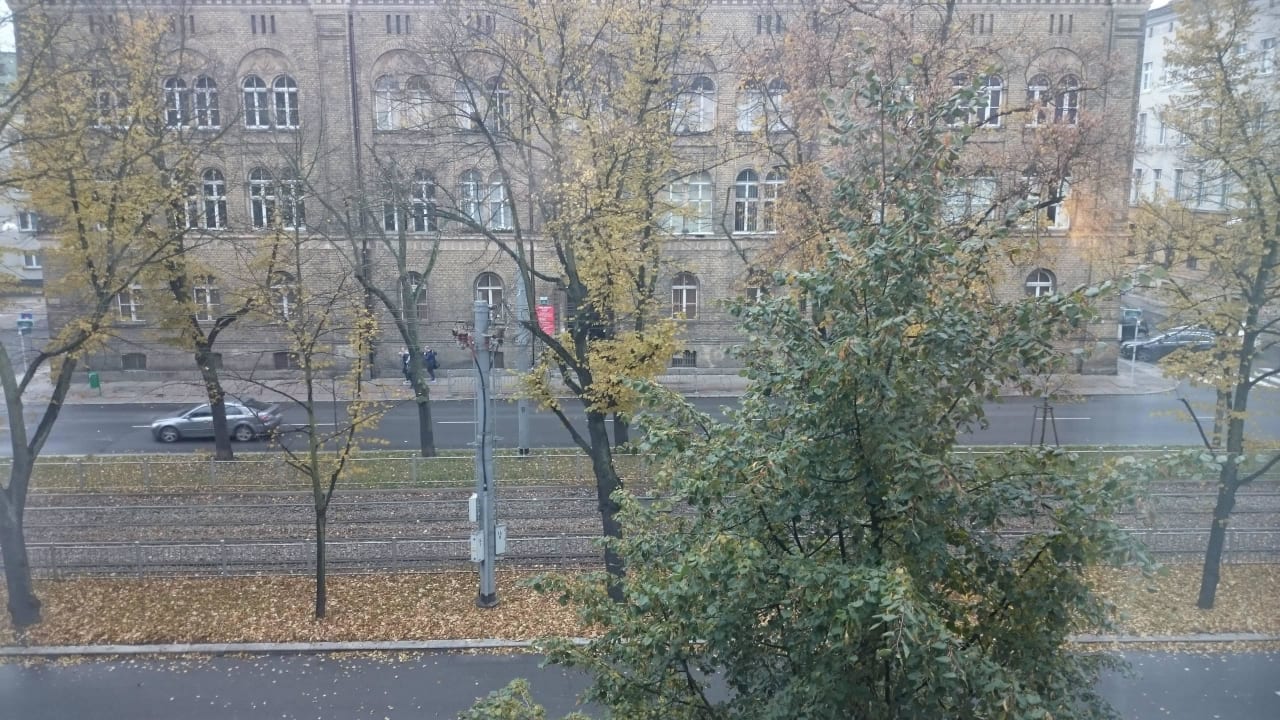 Widok z okna od strony południowej Hotel Novotel Szczecin