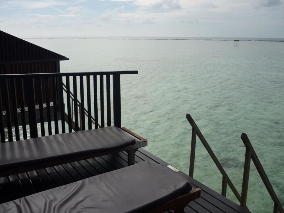 Terrasse Wasserbungalow Cinnamon Hakuraa Huraa Maldives