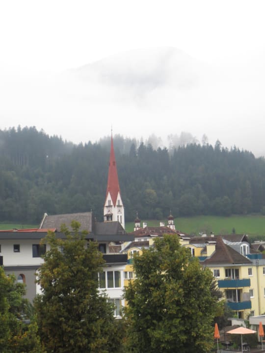 Ussicht vom Balkon Hotel Malerhaus
