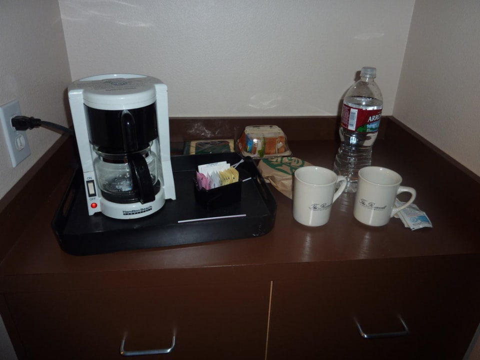 Kaffee-Bar im Zimmer Hotel Roosevelt