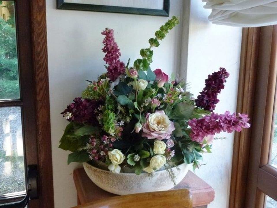 Dekoration im Frühstücksraum Hotel Relais Villa Cornér Della Regina