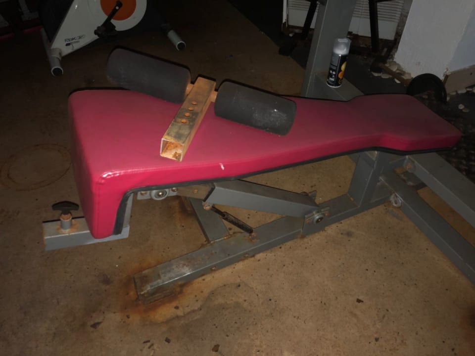 Der Spabereich, Fitnessraum verrostet, defekt, nicht nutzbar Solana by Yelken