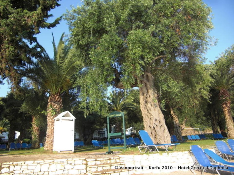 Umkleide am Strand Grecotel LUXME Daphnila Bay