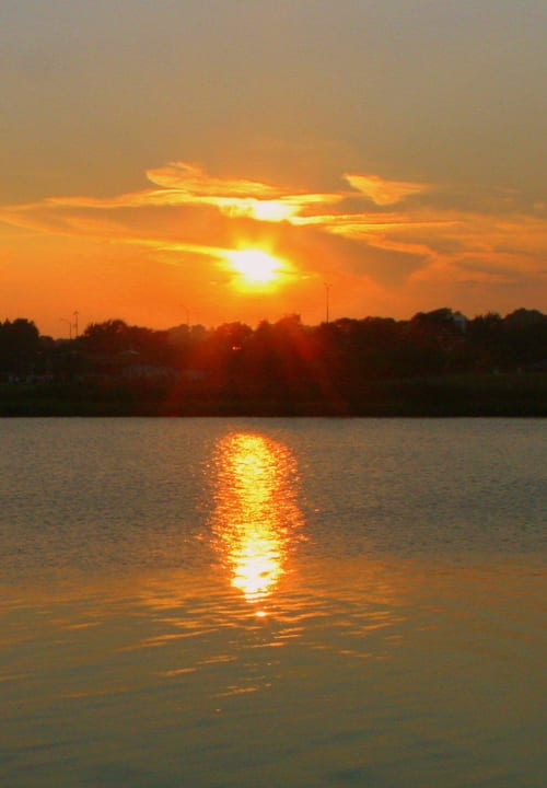 Ausblick abends Best Western Hotel Adams Inn
