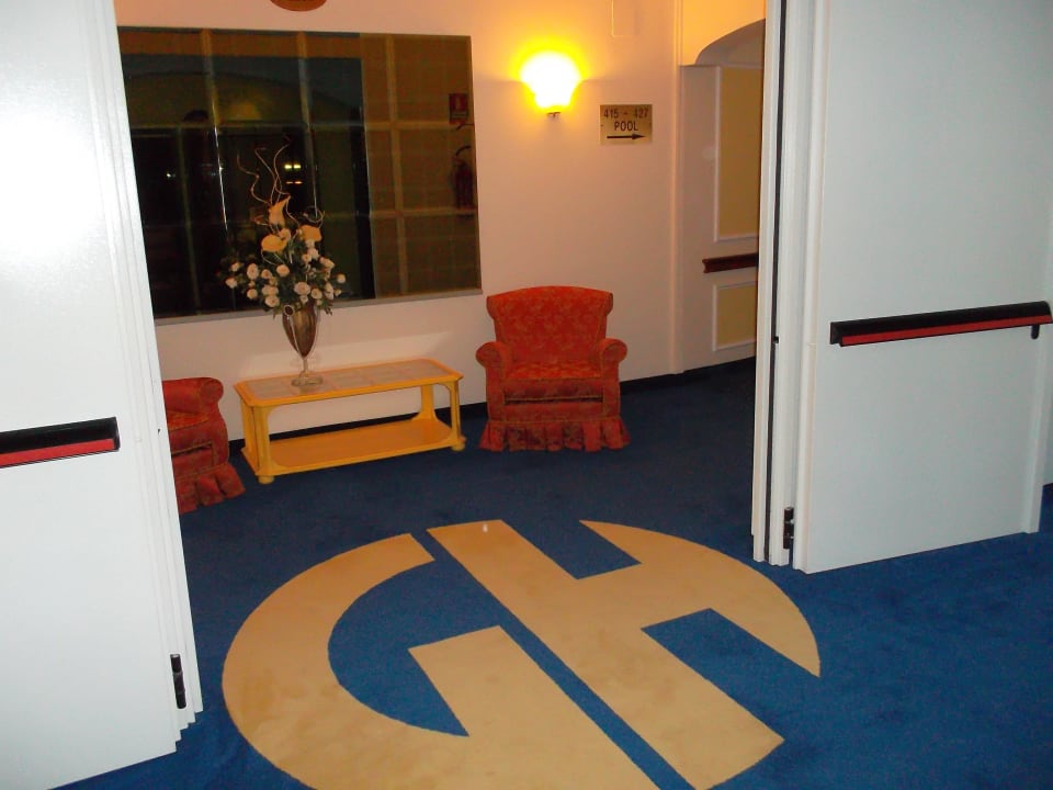 Flurbereich der Zimmer Grand Hotel Terme