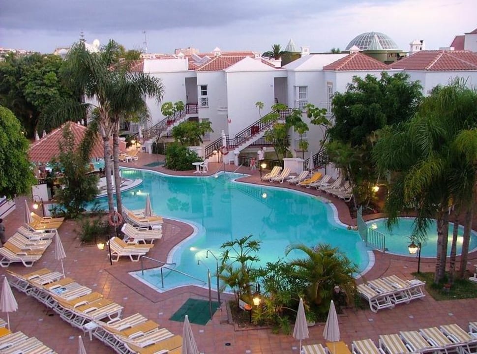 Blick auf den Pool Hotel Parque del Sol