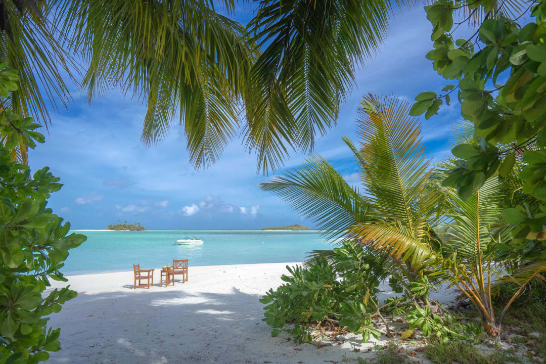 Ausblick Rihiveli Maldives Resort