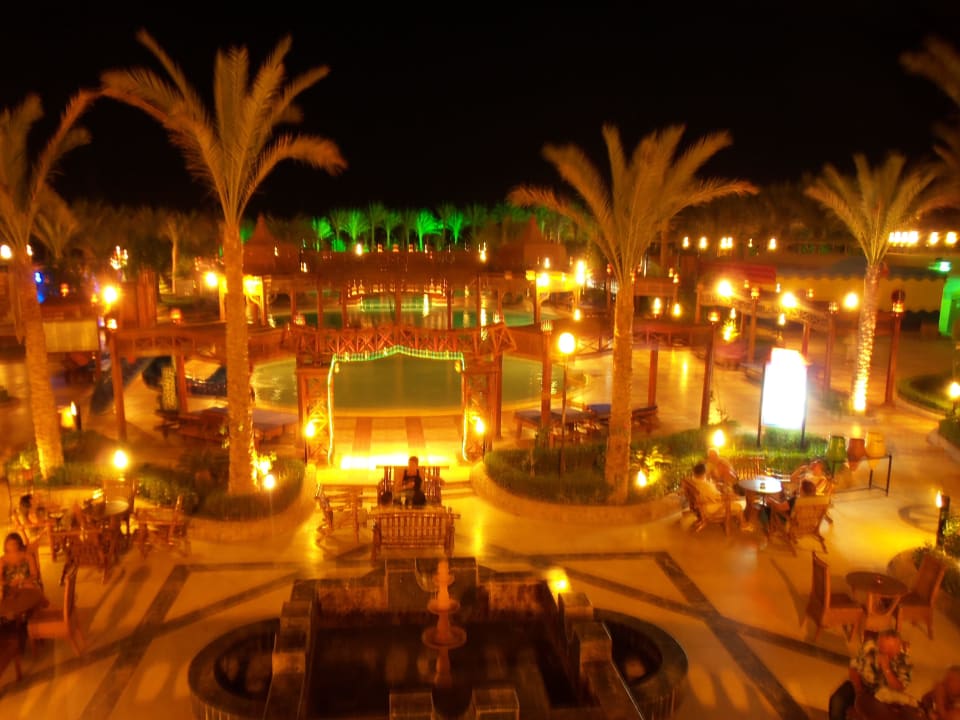 Central The pool tonight Riviera Aqua Park Resort