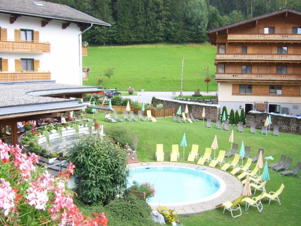 Blick vom Balkon Gut Wenghof - Family Resort