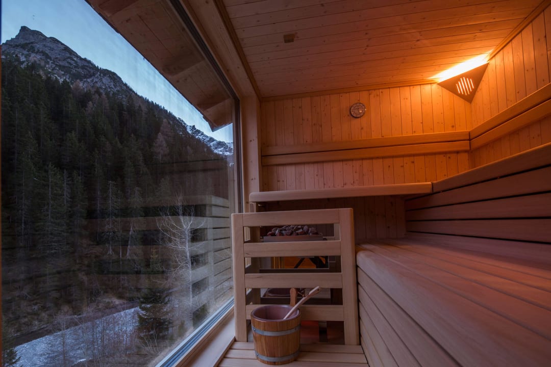 Outdoor-Panoramasauna im Stelvio Residence Stelvio Residence