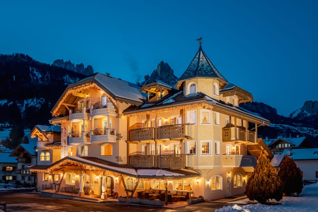 Außenansicht Hotel Chalet Sas Morin