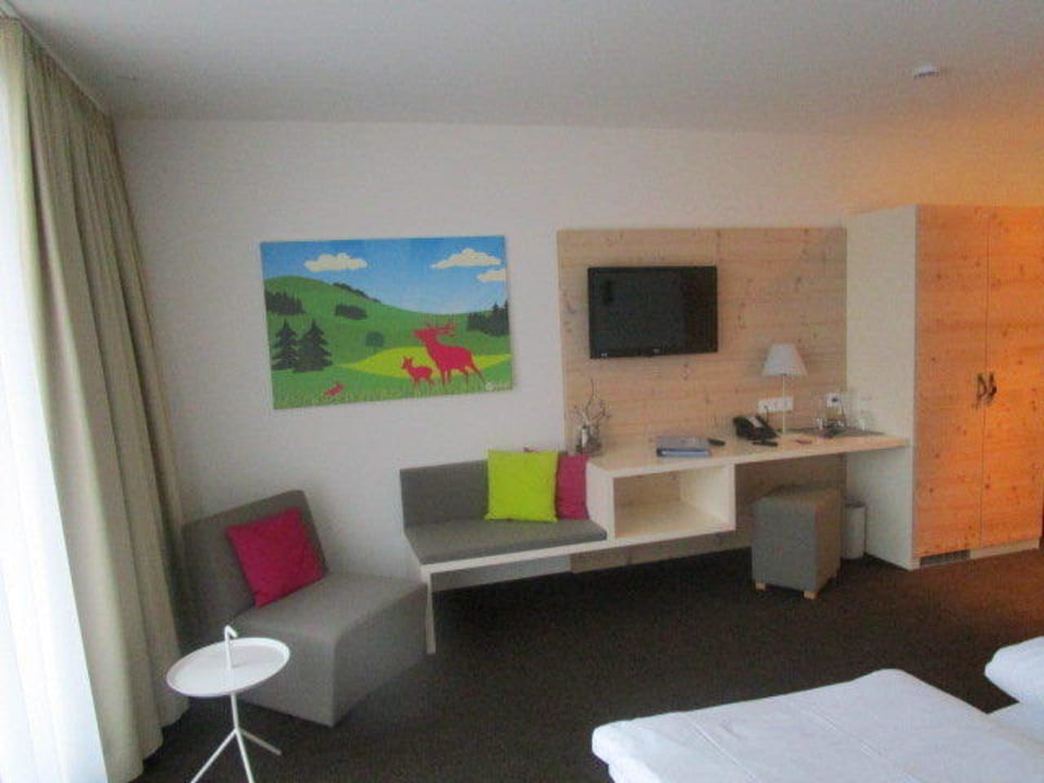 Seitenansicht des Zimmers Hotel Die Alm