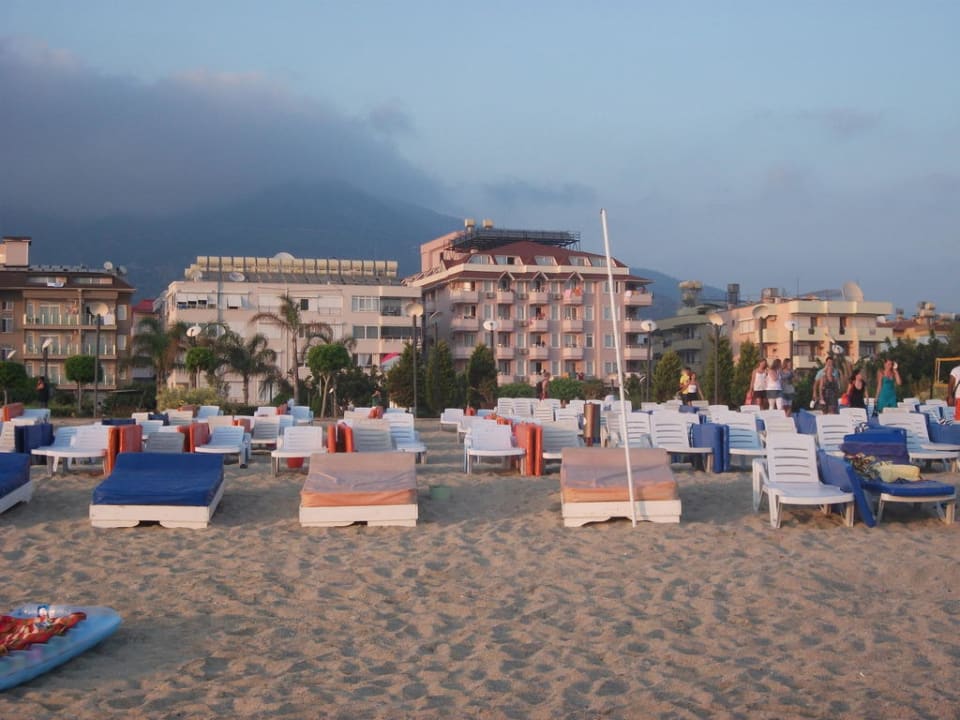 Blick vom Strand Hotel Kahya