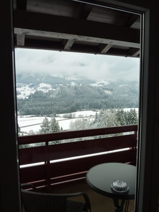 Ausblick vom Zimmer Talsteite  Hotel Tanneck