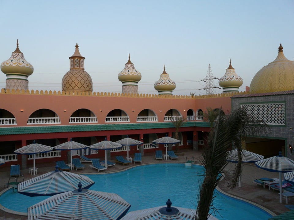 Ruhepool, Ausblick vom Zimmer Pickalbatros Alf Leila Wa Leila Resort - Neverland Hurghada