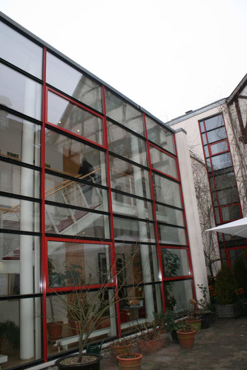 Blick vom Innenhof auf das Hotel Hotel Galerie