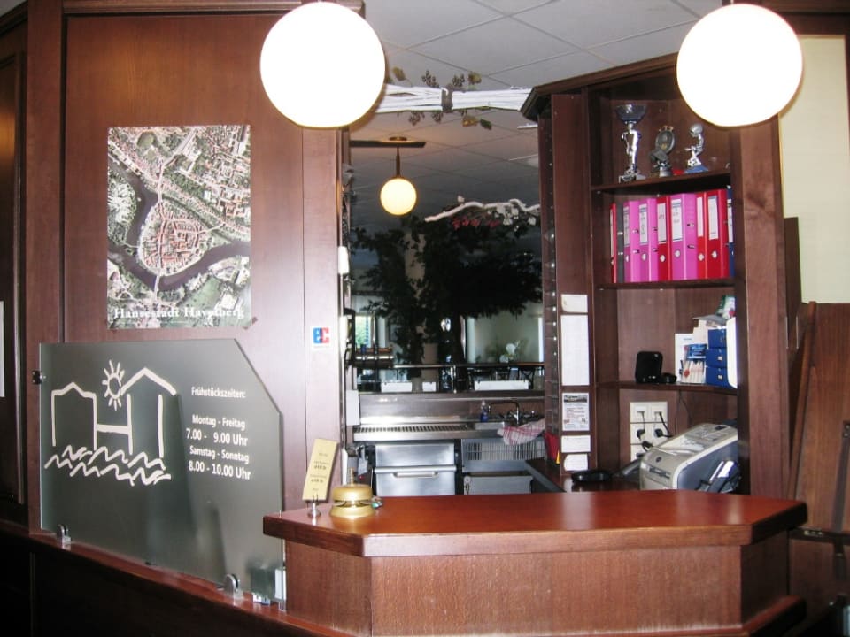 Kleine Rezeption im Restaurant Hotel am Hafen Havelberg Haida