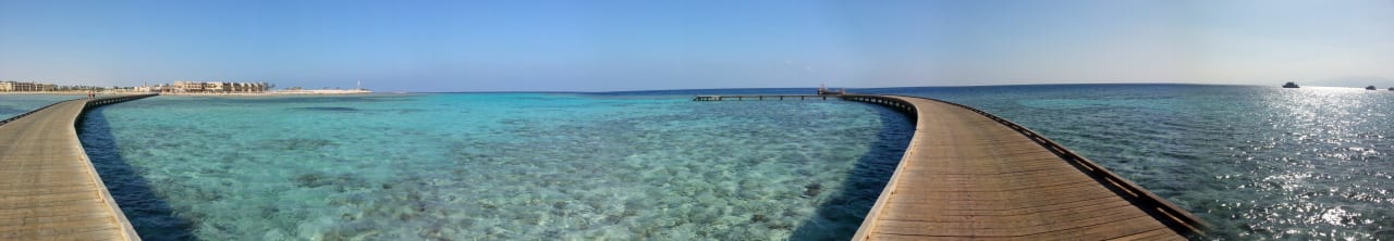 Steg zum Riff  Hotel Sheraton Soma Bay Resort