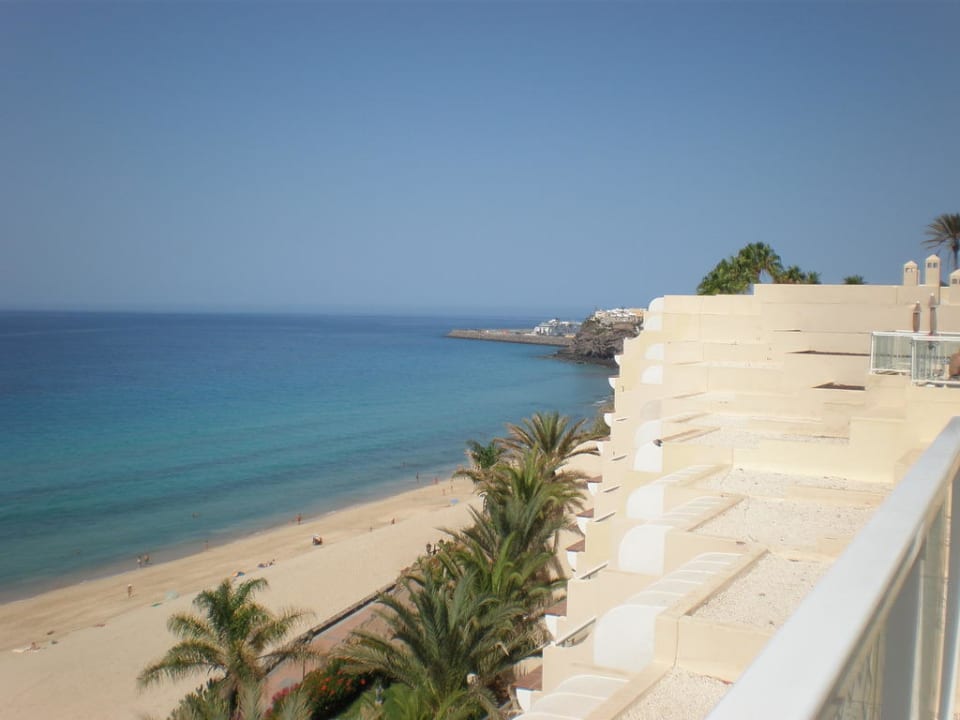 Ausblick von der Poolterrasse Richtung Morro Jable Hotel Riu Palace Jandia