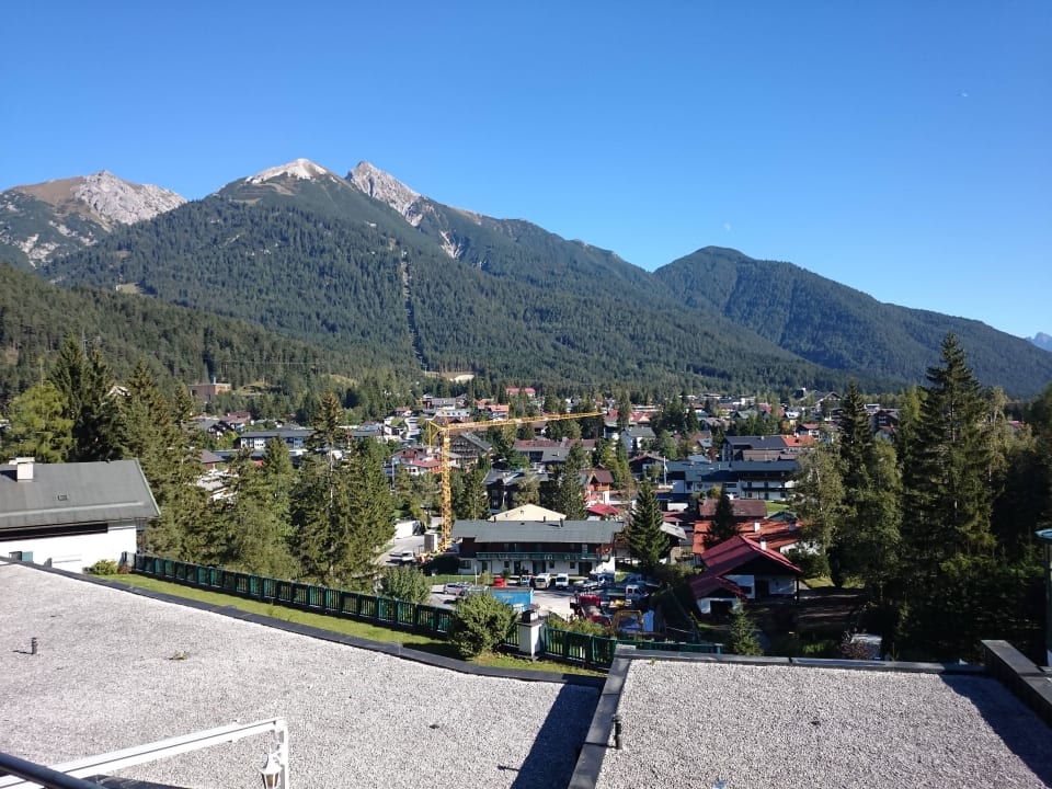 Vue depuis la terrasse de la chambre 121 Natur & Spa Hotel Lärchenhof