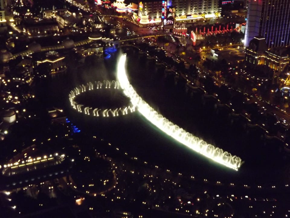 Ausblick auf den Bellagio Fountain The Cosmopolitan of Las Vegas