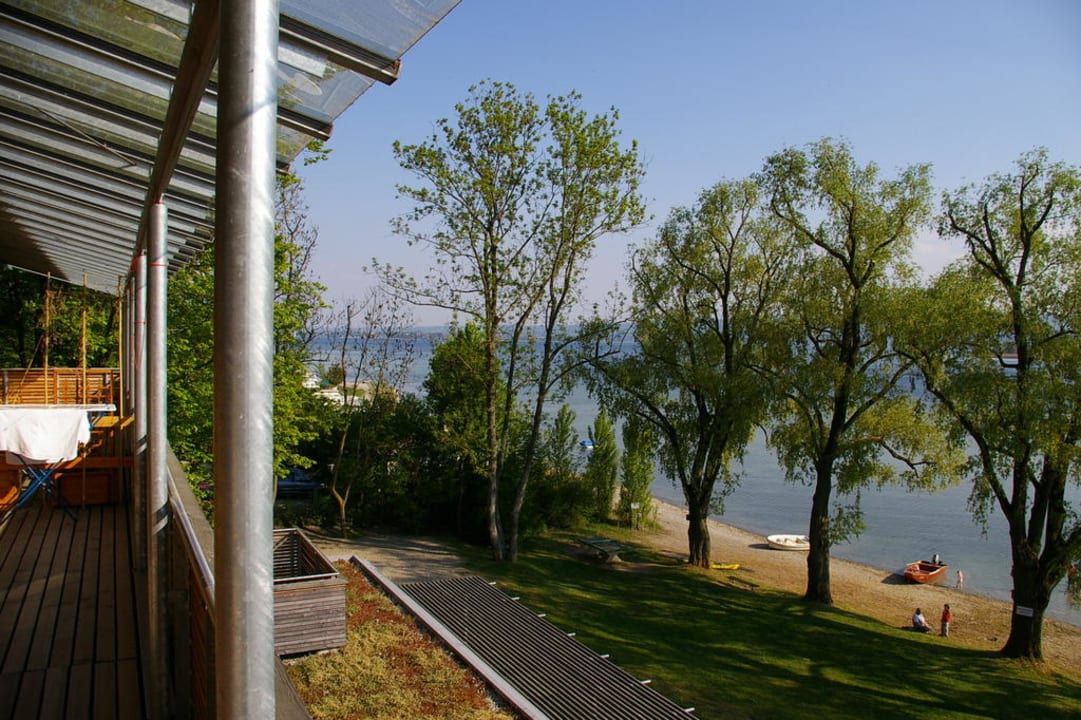 Blick vom Balkon 2.OG Naturfreundehaus Bodensee