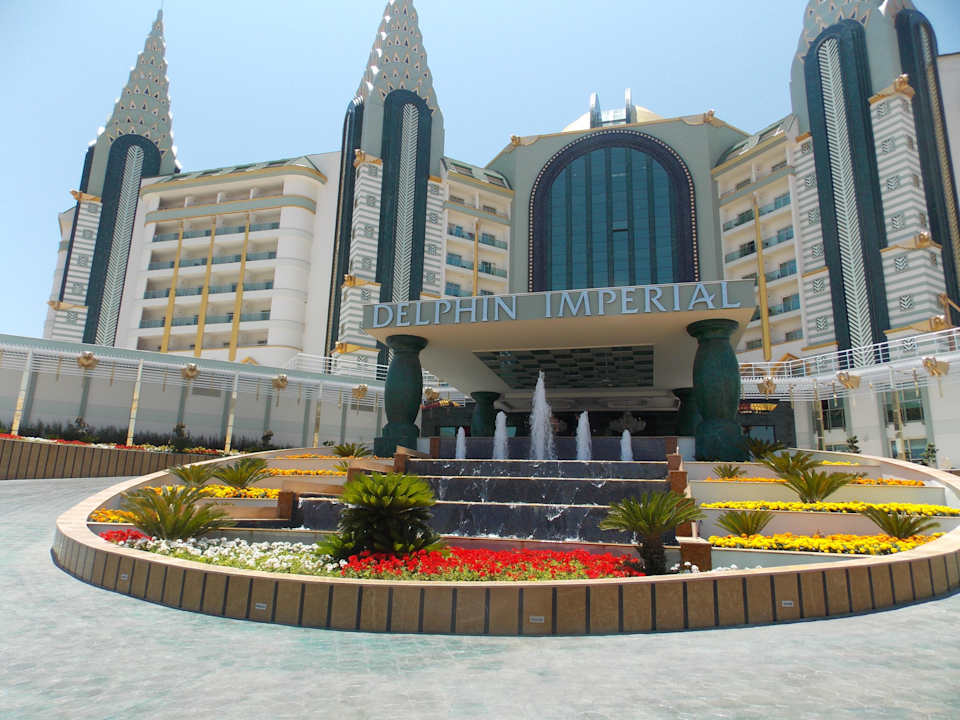 Eingang Hotel Delphin Imperial