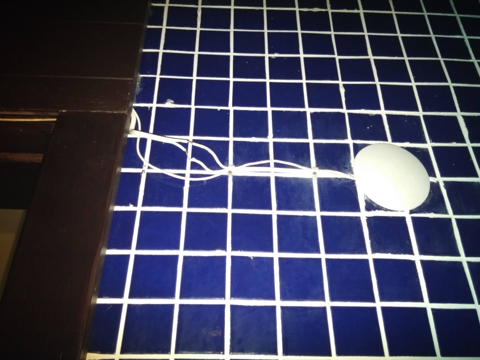 Offene Insolierung WC Mira Meridia Beach Hotel