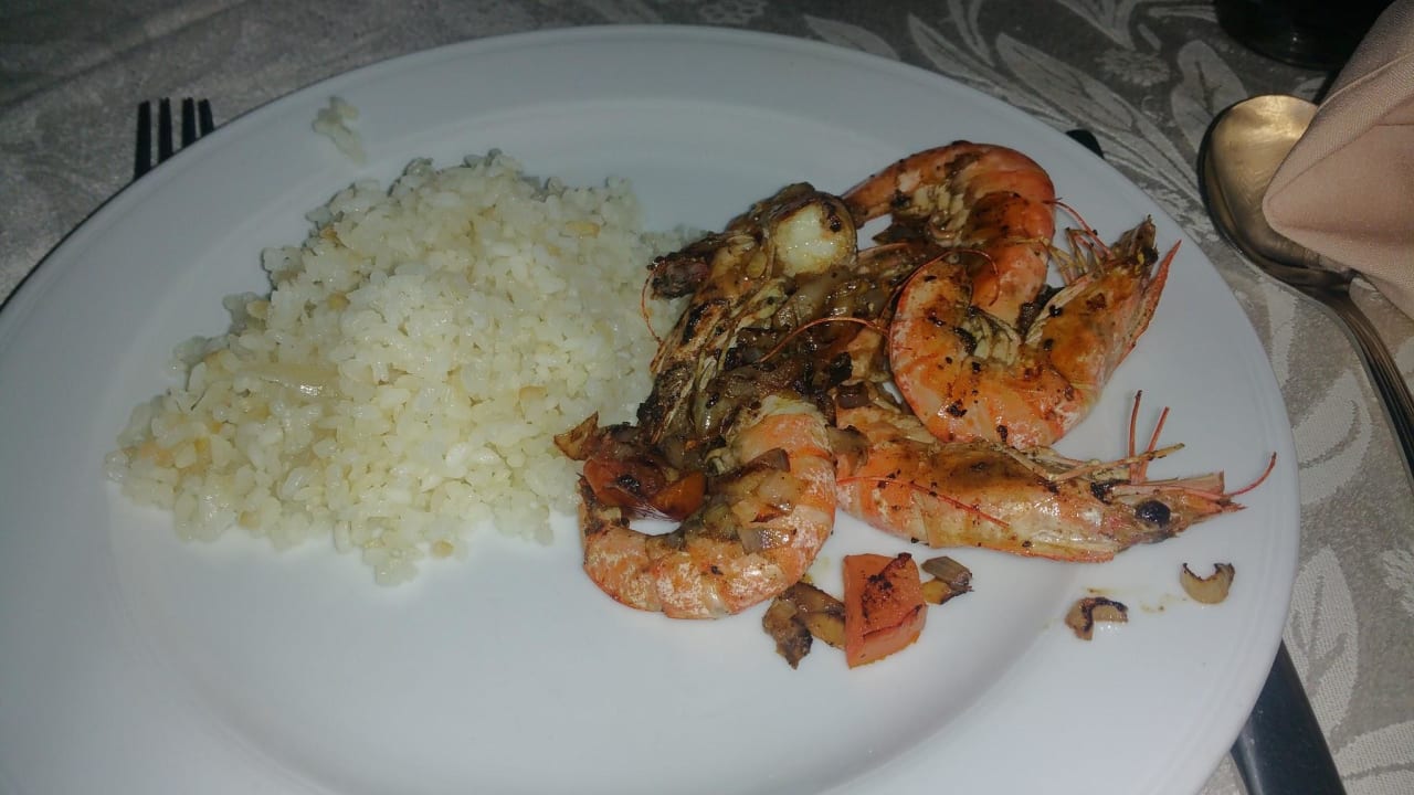Scampi mit Reis Makadi Palace