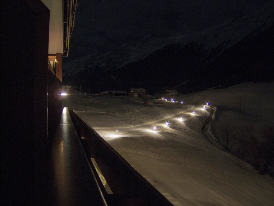 Loipe nach Maiern bei Nacht Erlebnisort Gassenhof
