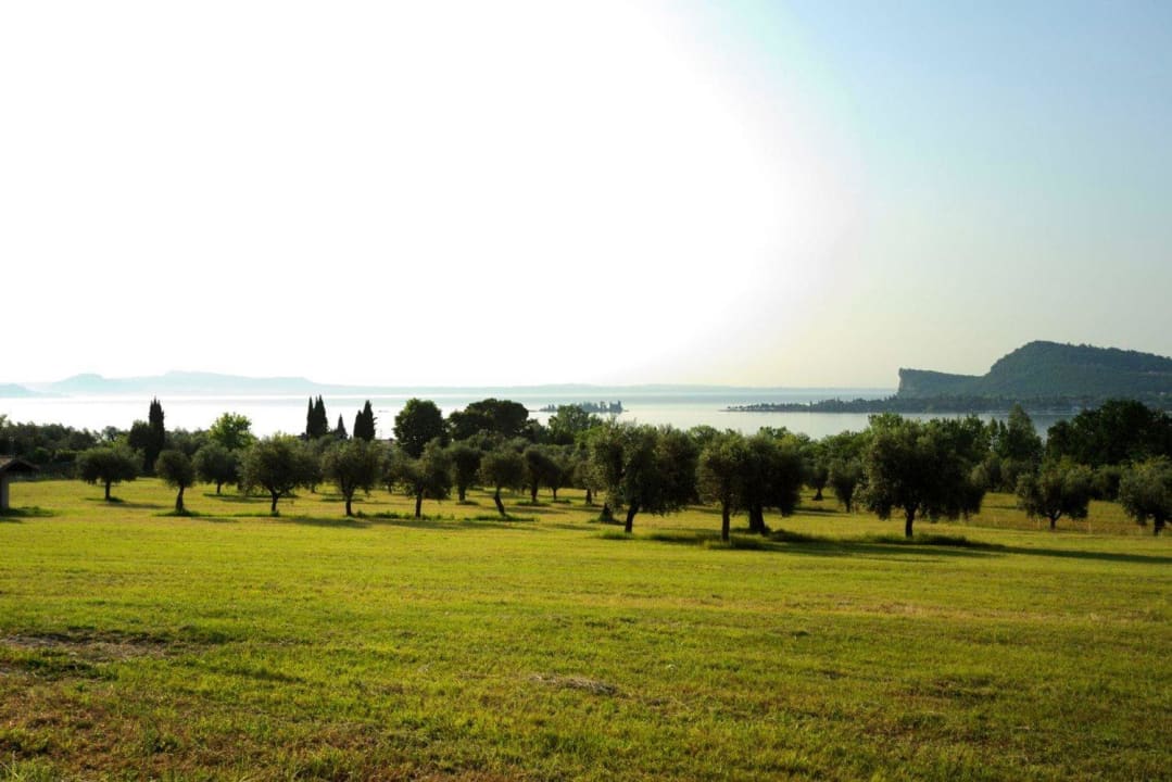 Ausblick Camping Fontanelle zum Rocca di Manerba Camping Fontanelle