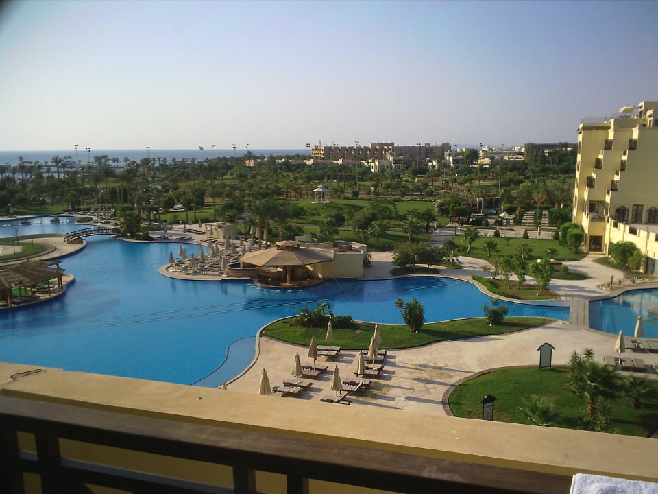 View from the terace Steigenberger ALDAU Beach Hotel