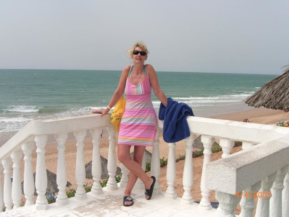 Aussicht auf den Strand BM Beach Hotel