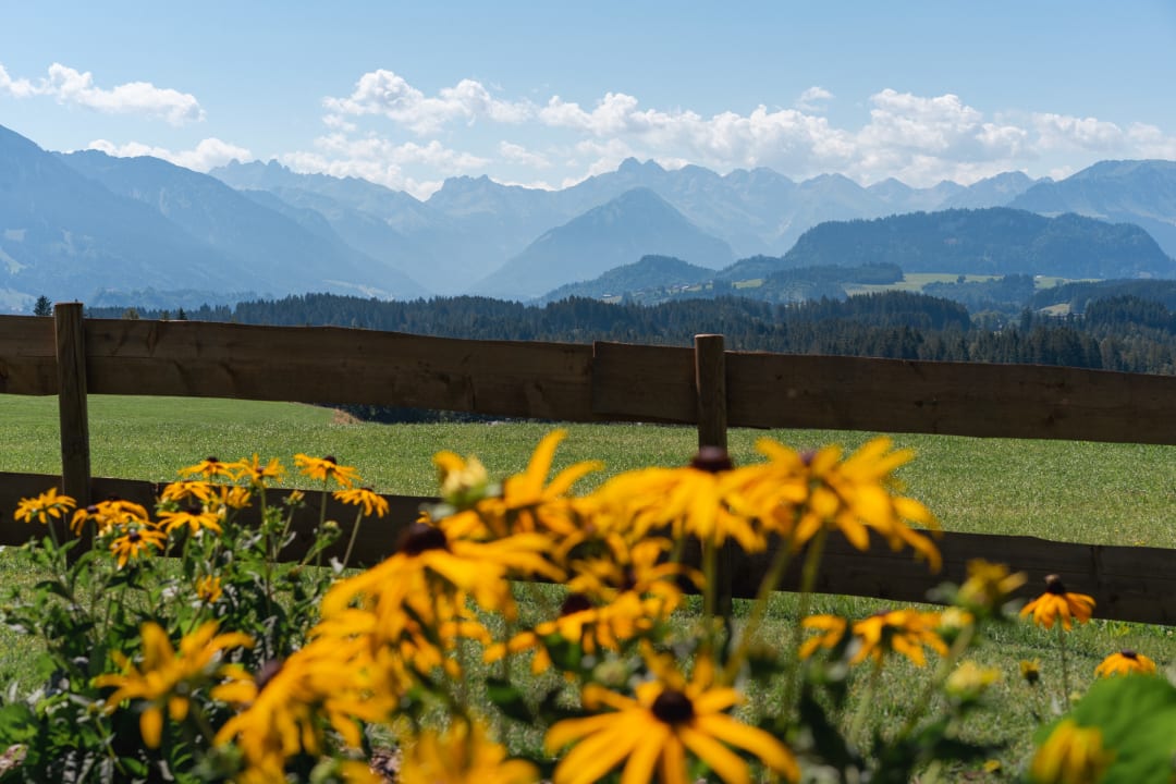 Ausblick DIE ZWEI Sonnen Chalets