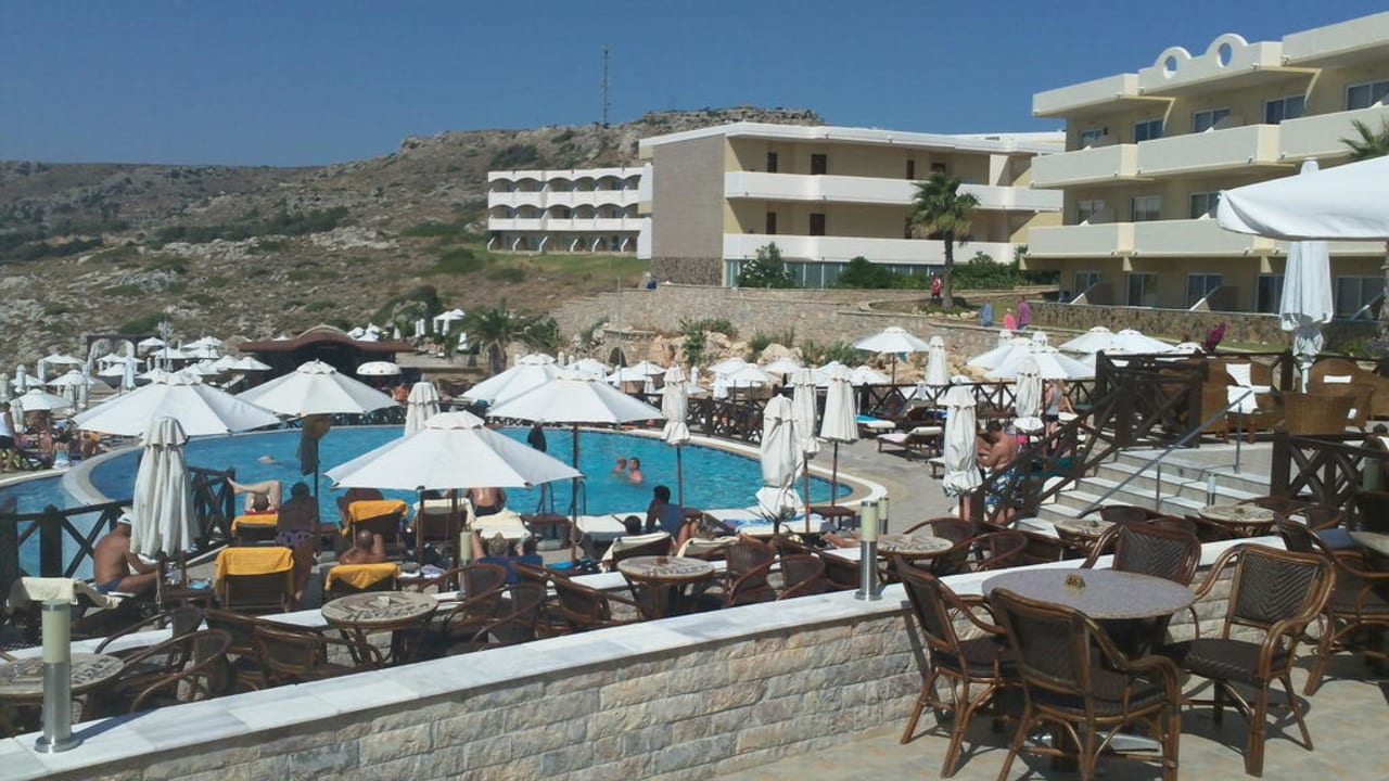 Poolanlage/Terrasse Hotel Kalithea Horizon Royal