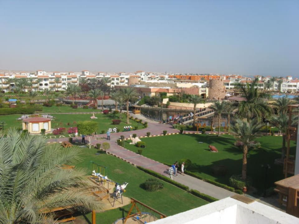 Blick vom Dach 2000 Block Pickalbatros Dana Beach Resort - Hurghada