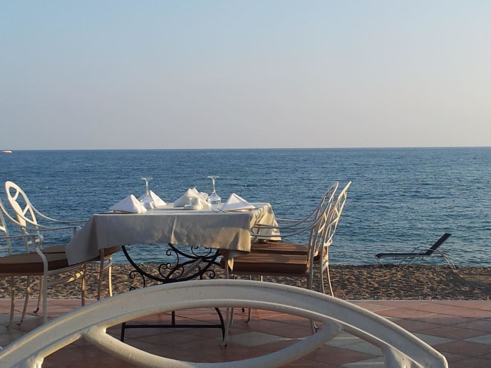 Der Ausblick beim Essen, der Hammer Ali Bey Club