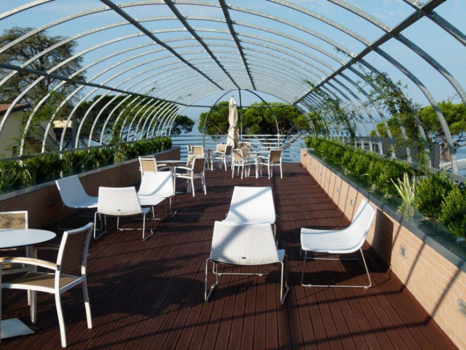 Hotelterrasse 1. Stock Hotel Corte Valier