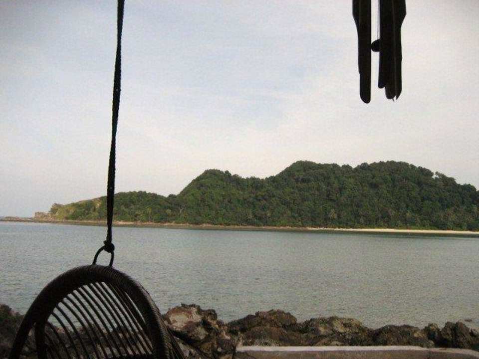 Balkonblick auf Kapas Island Hotel Gem Island Resort & Spa