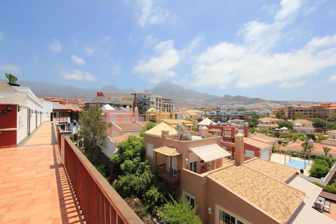 Blick über die Ferienhaussiedlung Gran Tacande Wellness & Relax Costa Adeje