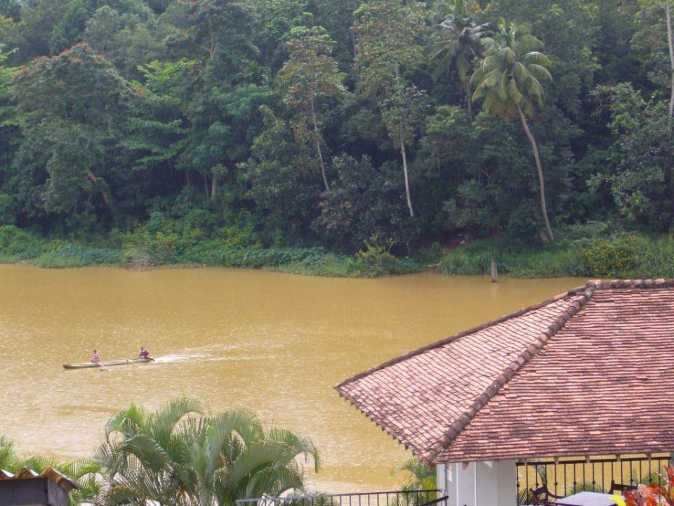 Blick von unseren Hotelzimmer Hotel Cinnamon Citadel Kandy