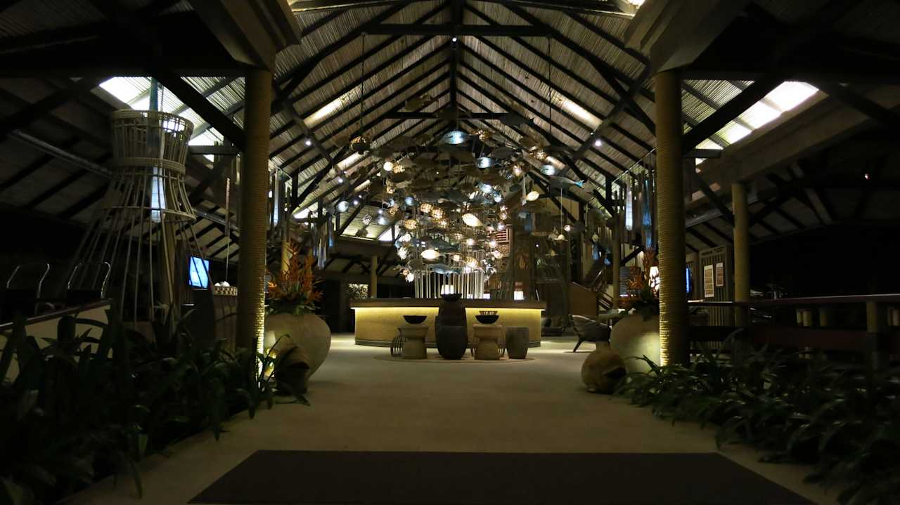 Eingang Cape Panwa Hotel