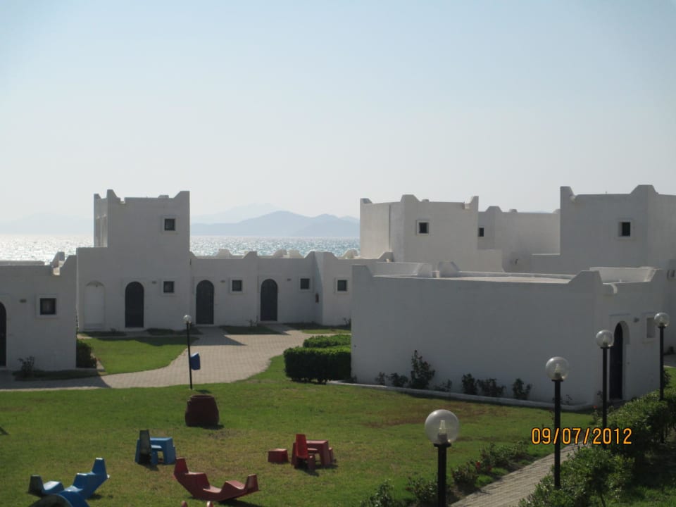 Ausblick Balkon Aeolos Beach Hotel