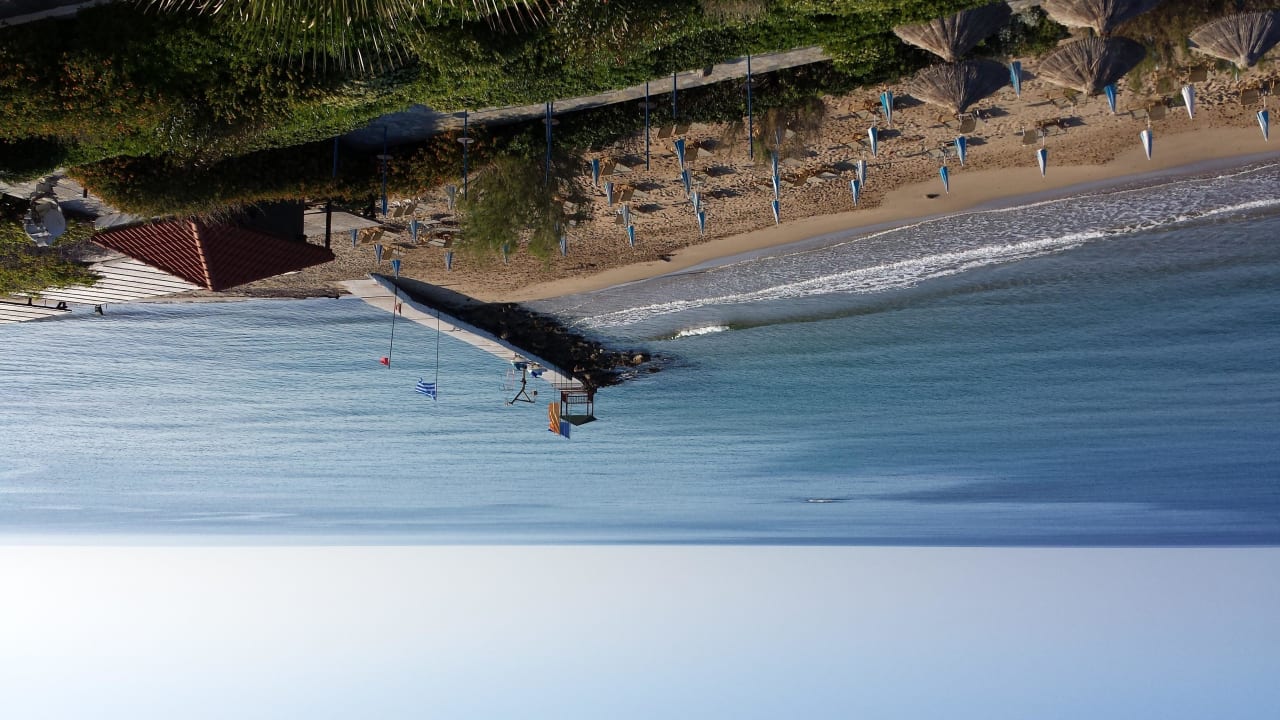 Ausblick von unserem Zimmer Alexander Beach Hotel & Village Resort