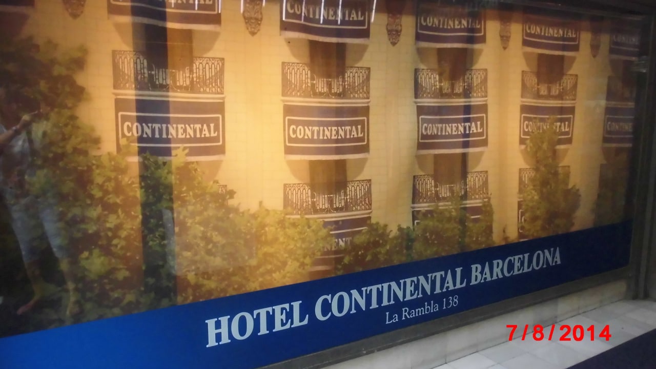 Hoteleingang Hotel Continental Barcelona