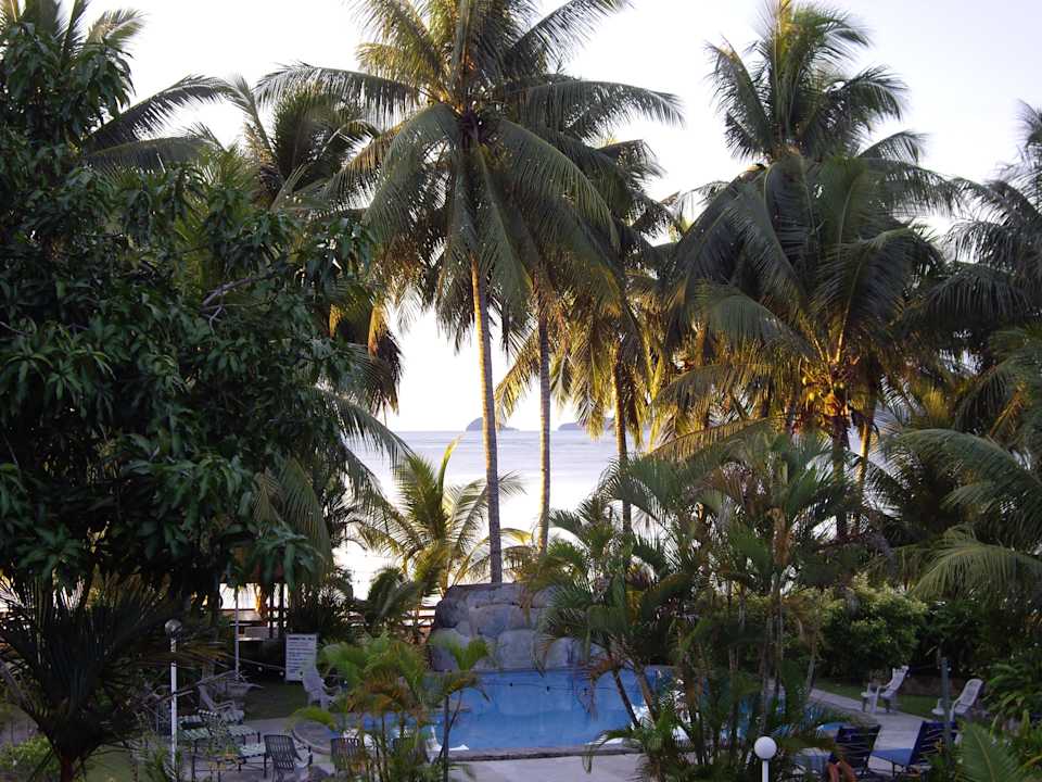 Blick vom Balkon Seaside Travellers Inn