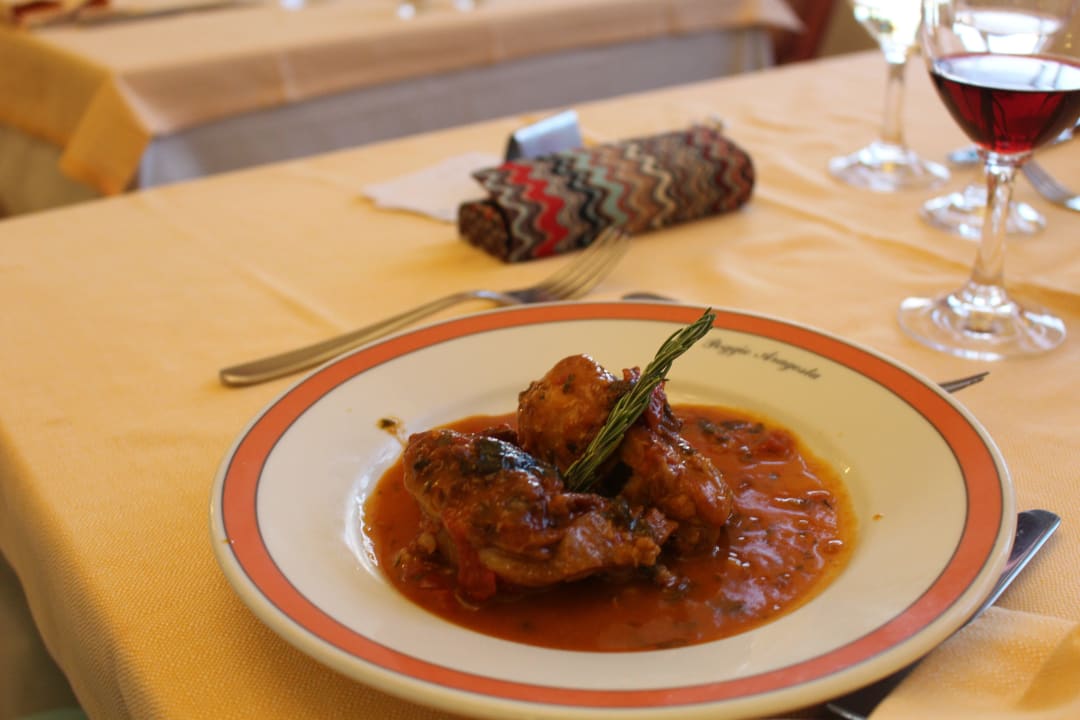 Abendessen Poggio Aragosta